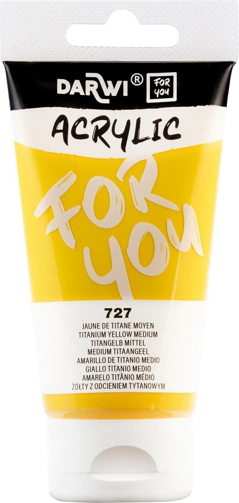 Akrylová barva Darwi Dfy Akrylová barva Titanium Yellow Medium 75 ml 1 ks