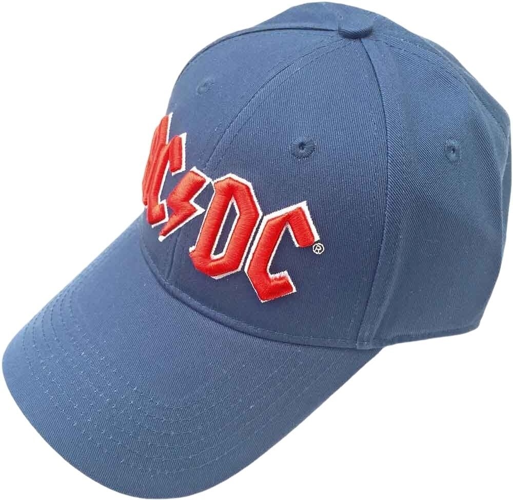 Шапка AC/DC Red Logo Шапка с козирка Demin Blue UNI