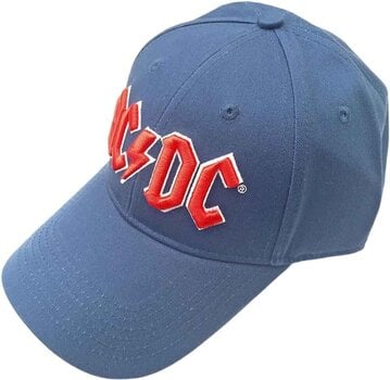 Шапка AC/DC Red Logo Шапка с козирка Demin Blue UNI - 1