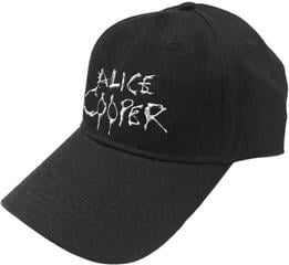 Hattehætte Alice Cooper Dripping Logo Sonic Silver Kasket Black UNI