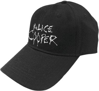 Kapa za šešir Alice Cooper Dripping Logo Sonic Silver Kačket Black UNI - 1