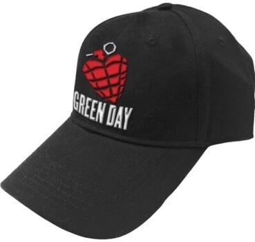 Hattehætte Green Day Grenade Logo Kasket Black UNI - 1