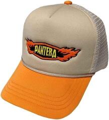 Hattehætte Pantera Flames Logo Kasket Orange & Sand UNI