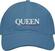 Hattehætte Queen Underline Logo Kasket Denim Blue UNI