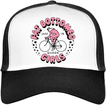 Hattmössa Queen Fat Bottomed Girls Keps Black & White UNI - 1