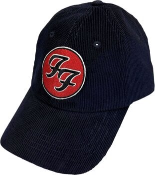 Şapcă Foo Fighters FF & TCATS Logos Corduroy (Back Print) Șapcă Navy Blue UNI - 1