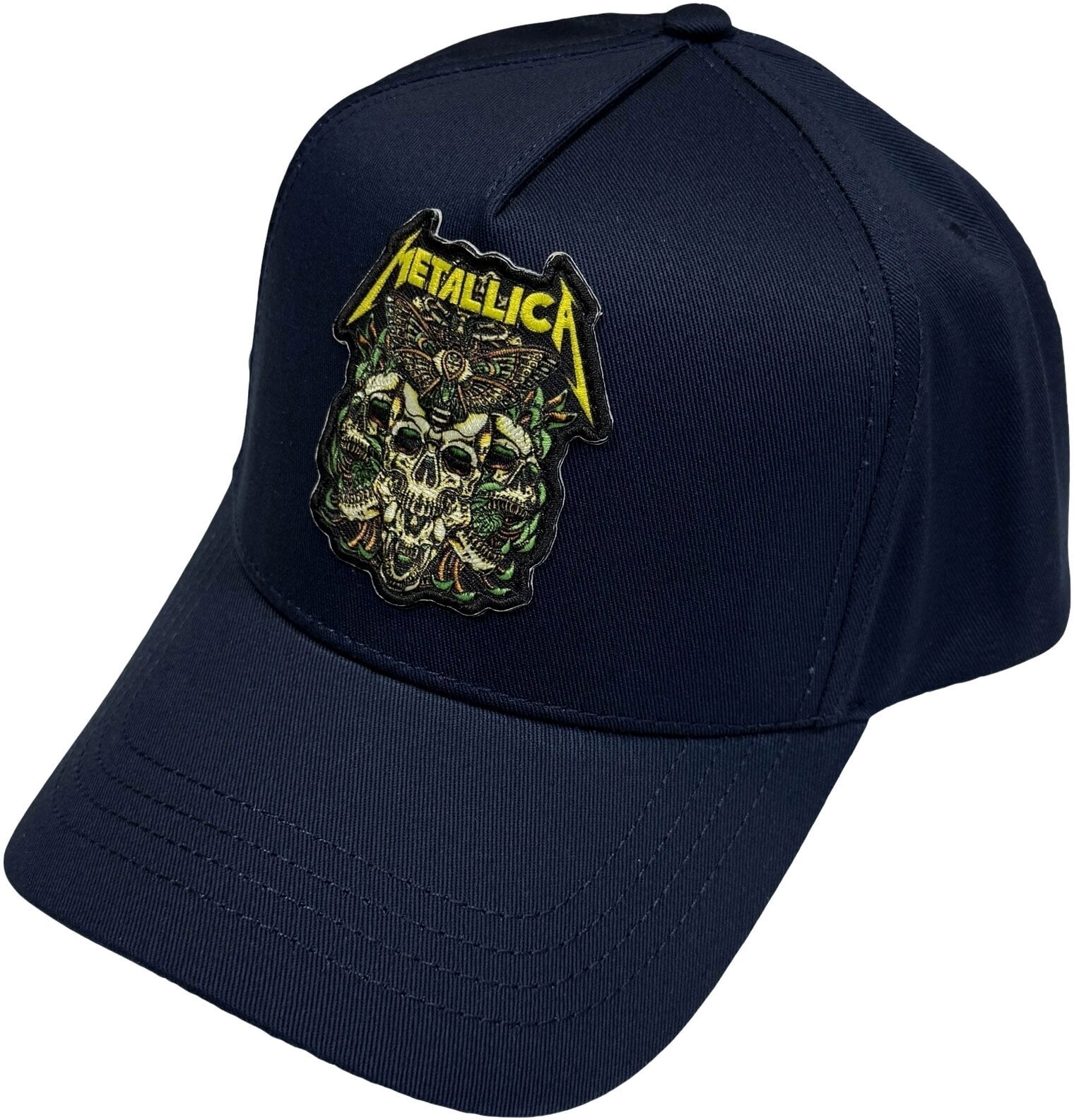 Cappellino Metallica Moth Into Flame Cappello Navy Blue UNI