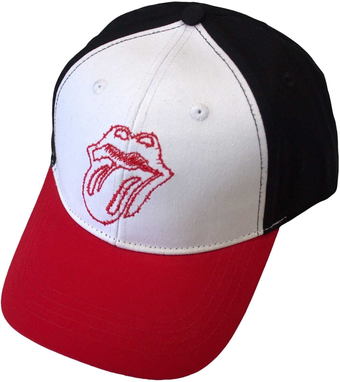 Şapcă The Rolling Stones Classic Tongue Outline Șapcă Red, White & Black UNI