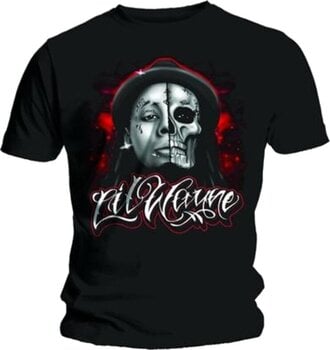 T-Shirt Lil Wayne Skull Sketch Black M T-Shirt - 1