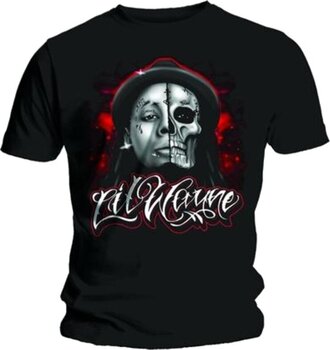 T-Shirt Lil Wayne Skull Sketch Black XL T-Shirt - 1