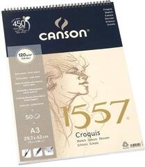 Skissebok Canson 1557 Sketchpad Sketchbook 50 A3 120 g