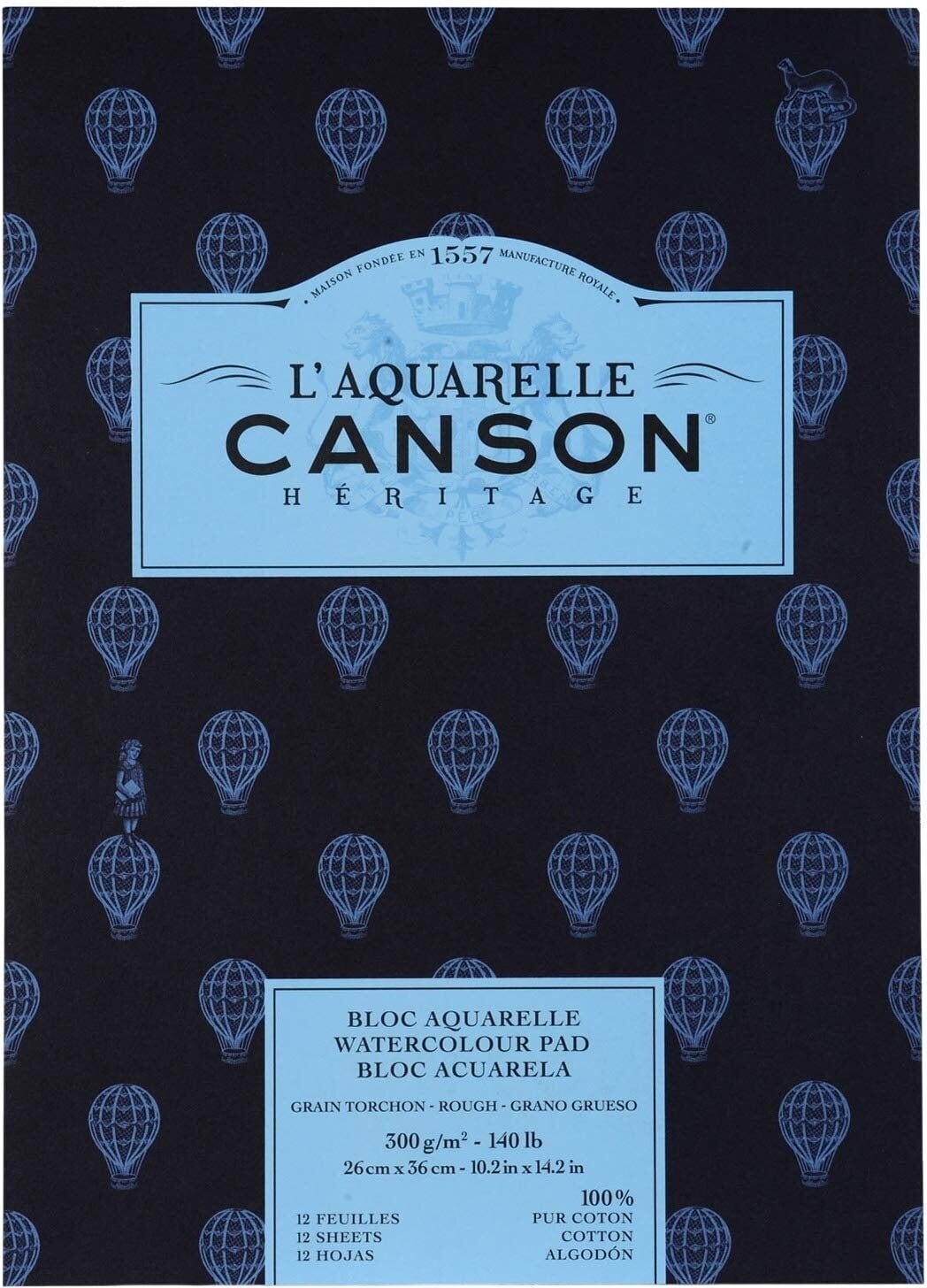 Blok za skiciranje Canson Heritage Скетцхбоок 12 26x36 cm 300 g