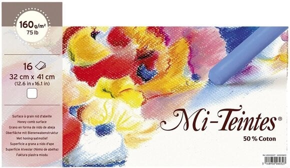 Carnete de Schițe Canson Mi-Teintes Caiet de schițe 16 24x32 cm 160 g Blanc - 1