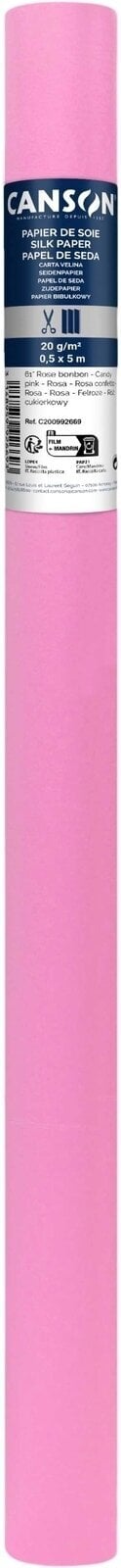 Papir u boji Canson Tissue 50x500 cm Candy Pink 61 20 g Papir u boji
