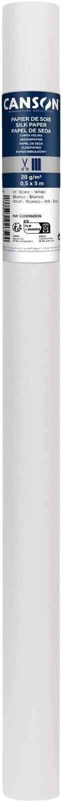 Papiri u boji Canson Tissue 50x500 cm White 01 20 g Papiri u boji