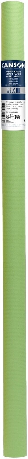 Papiri u boji Canson Kraft 68x300 cm Green 23 65 g Papiri u boji