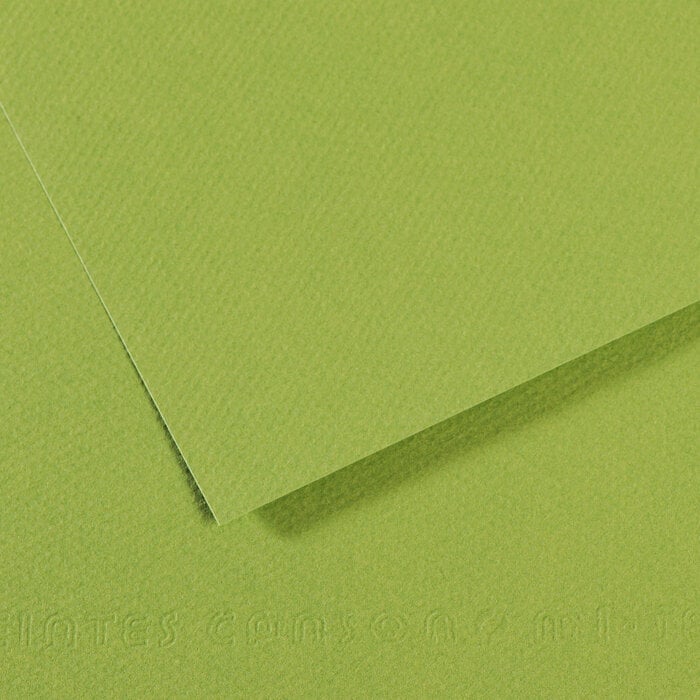 Papel colorido Canson Mi-Teintes A4 Vert Pomme 475 160 g Papel colorido