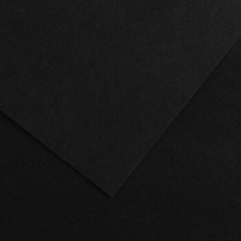 Farvet papir Canson Vivaldi 50x65 cm Black 38 240 g Farvet papir - 1