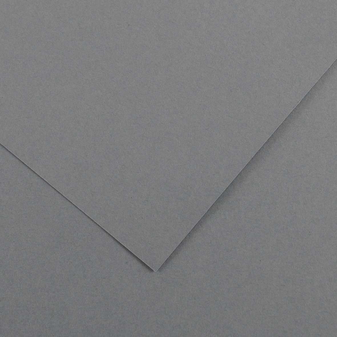 Barvni papirji Canson Vivaldi 50x65 cm Dark Grey 36 240 g Barvni papirji