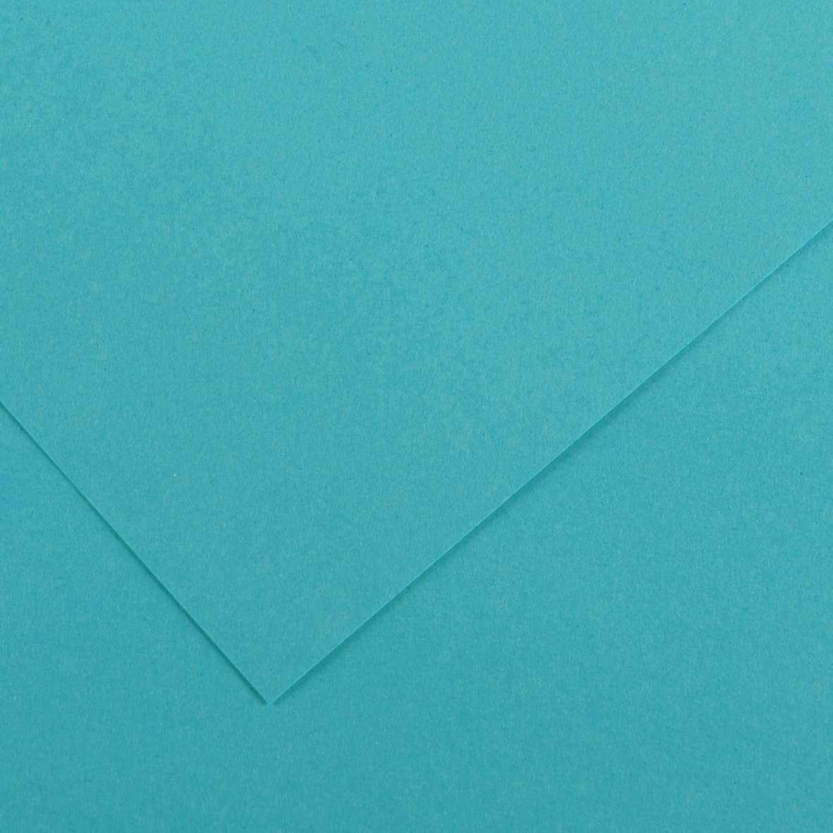 Papir u boji Canson Vivaldi 50x65 cm Turquoise Blue 240 g Papir u boji