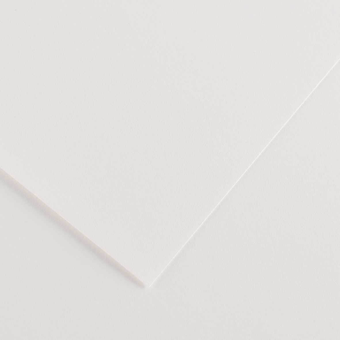 Papir u boji Canson Vivaldi 50x65 cm White 01 240 g Papir u boji