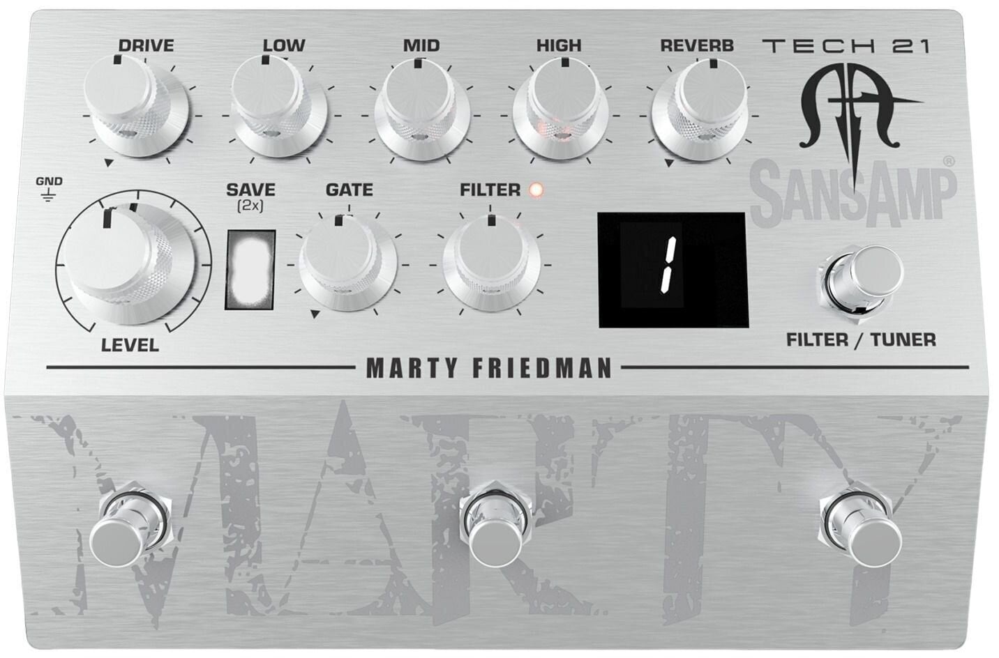 Gitaarversterker Tech 21 SansAmp Marty Friedman Signature Gitaarversterker
