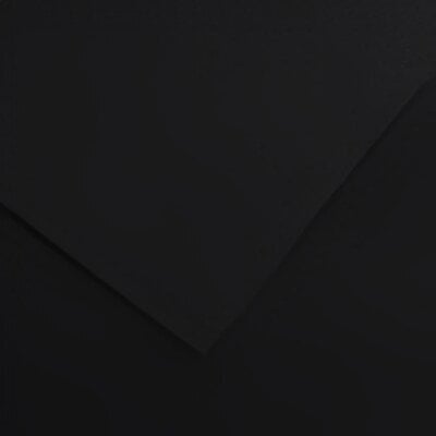 Papel colorido Canson Vivaldi 70x100 cm Black 38 240 g Papel colorido