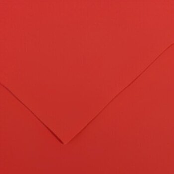 Farbiges Papier Canson Vivaldi A3 Red 15 185 g Farbiges Papier - 1