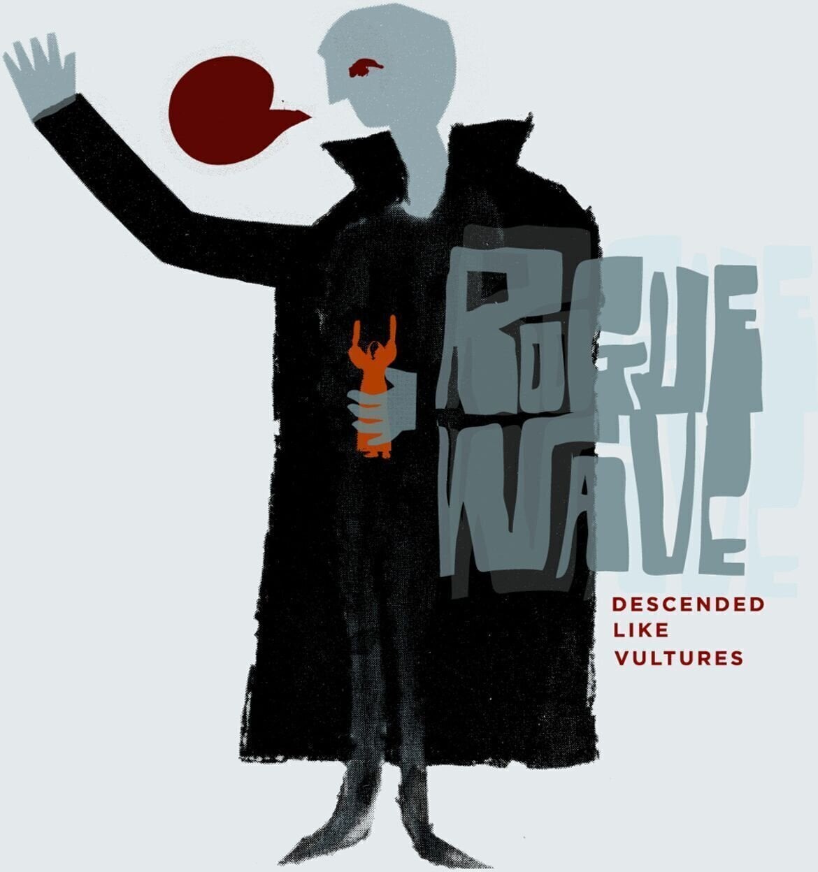 Vinyl Record Rogue Wave - Descended Like Vultures (Limited Edition) (Translucent Pink Coloured) (LP)