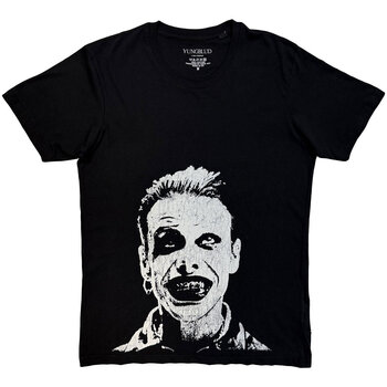 T-Shirt Yungblud Mono Grin Black 2XL T-Shirt - 1