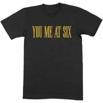 Camiseta de manga corta You Me At Six Yellow Text Black S Camiseta de manga corta - 1