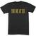 Camiseta de manga corta You Me At Six Yellow Text Black S Camiseta de manga corta
