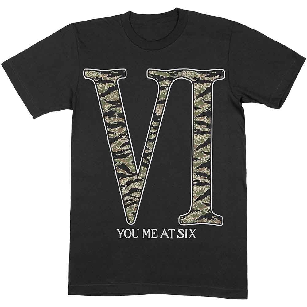 Πουκάμισο You Me At Six Camo VI Black XL Πουκάμισο