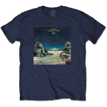 Marškinėliai Yes Topographic Oceans Navy Blue M Marškinėliai - 1