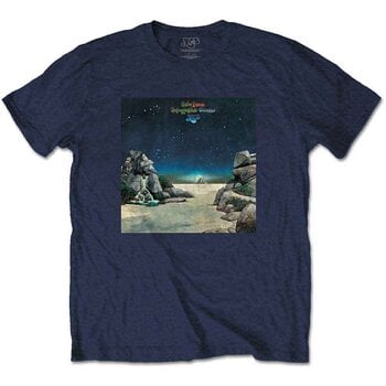 T-Shirt Yes Topographic Oceans Navy Blue L T-Shirt - 1