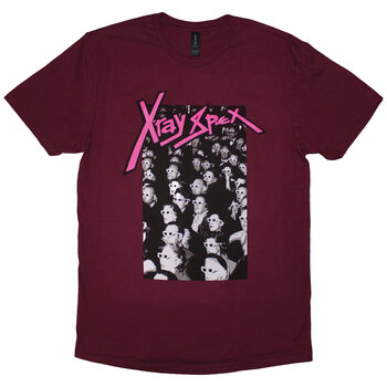 T-shirt X-Ray Spex 3D Cinema Maroon Red 2XL T-shirt - 1