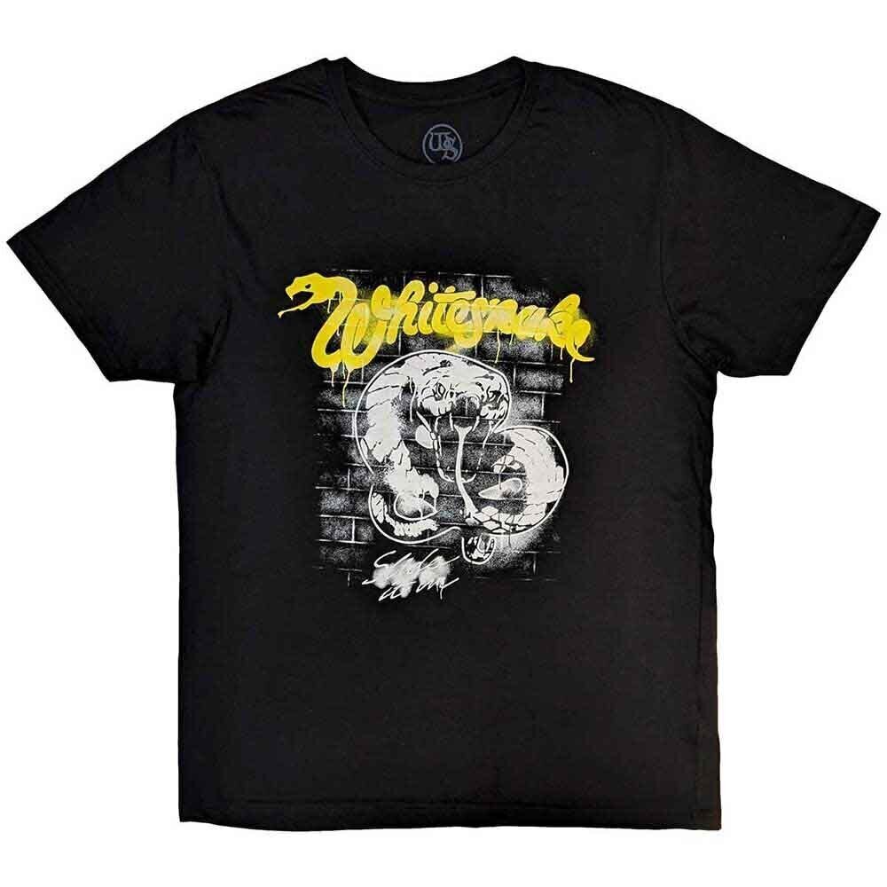 T-Shirt Whitesnake Graffiti Black L T-Shirt