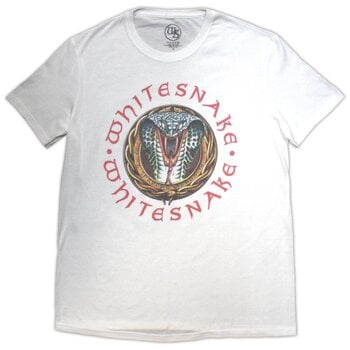 T-shirt Whitesnake Donnington Snake White L T-shirt - 1