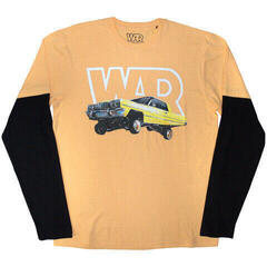 T-Shirt War Car (Back Print) Sand & Black M T-Shirt