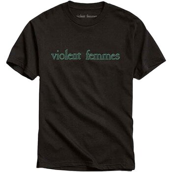T-shirt Violent Femmes Green Vintage Logo Black XL T-shirt - 1