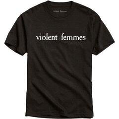 Camiseta de manga corta Violent Femmes White Vintage Logo Black S Camiseta de manga corta