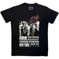 T-Shirt U2 Zoo TV Tour NY Poster Carbon