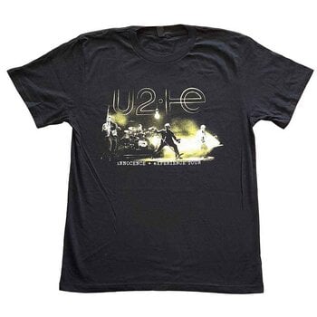 T-Shirt U2 Stage Photo (Back Print & Ex-Tour) Black S T-Shirt - 1