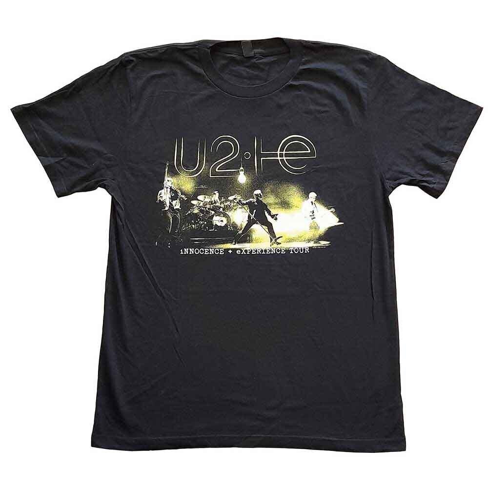 T-shirt U2 Stage Photo (Back Print & Ex-Tour) Black M T-shirt