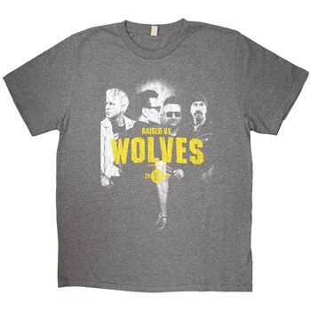 Camiseta de manga corta U2 Raised by Wolves (Ex-Tour) Grey L Camiseta de manga corta - 1