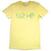 T-shirt U2 Brazil Logo Babydoll (Ex-Tour) Yellow M Femme T-shirt