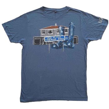 T-shirt U2 Cedar Wood Road (Ex-Tour) Denim Blue XL T-shirt - 1