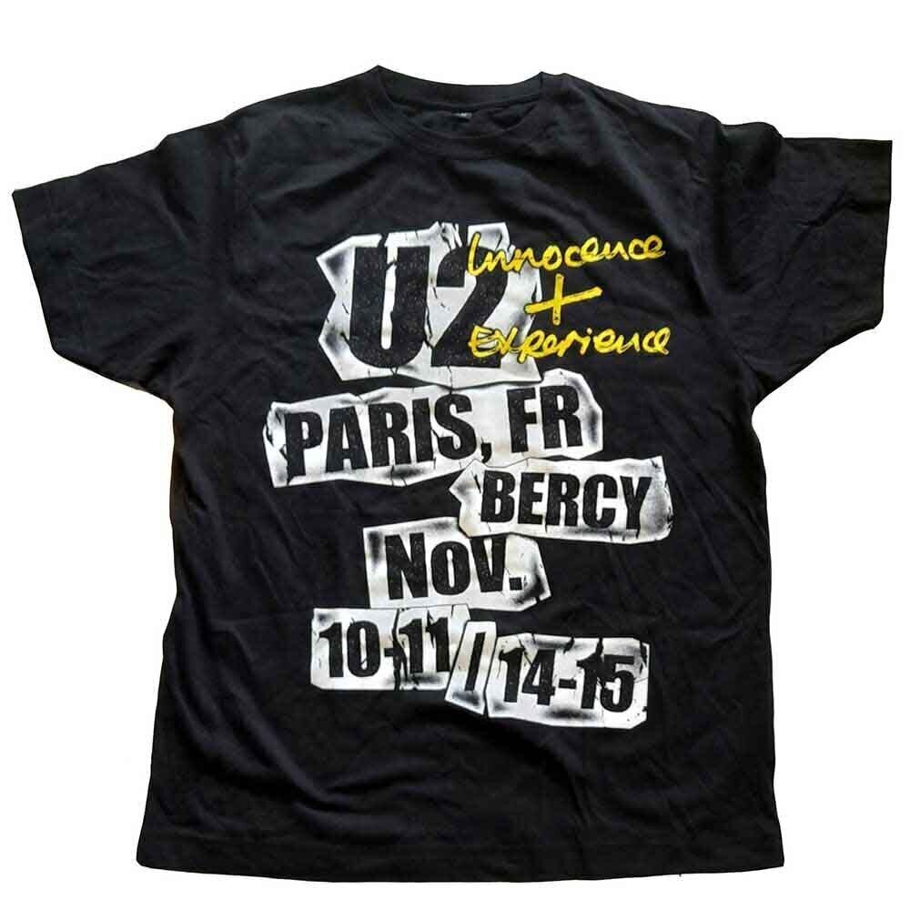 Marškinėliai U2 I+E Paris Event 2015 (Ex-Tour) Black 2XL Marškinėliai