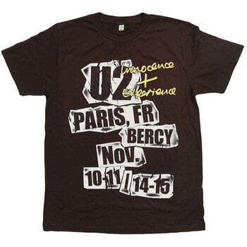 T-särk U2 I+E Paris Event 2015 (Ex-Tour) Brown S T-särk - 1
