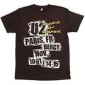 U2 I+E Paris Event 2015 (Ex-Tour) Brown XL T-Shirt
